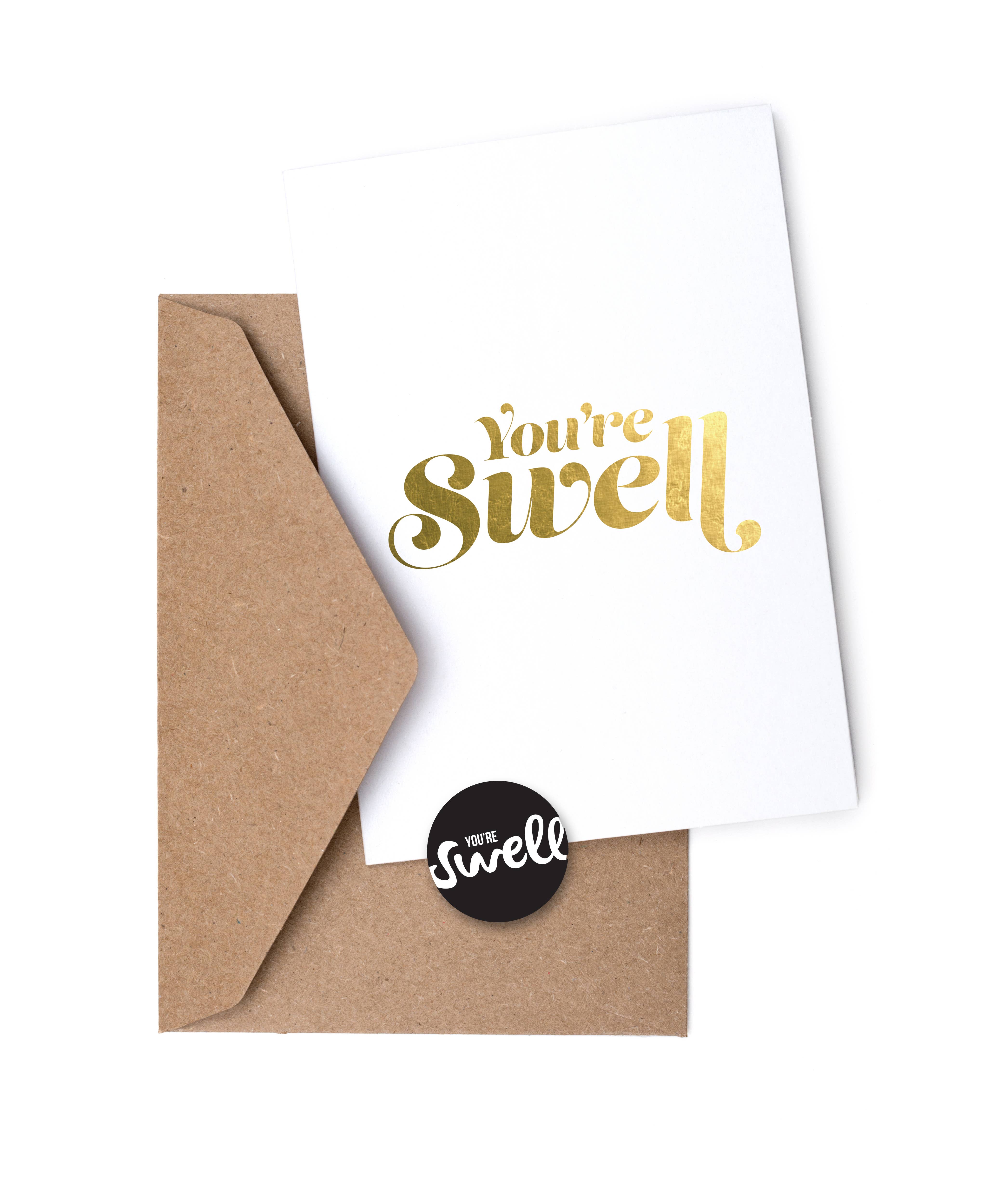 Swell Made Co. - Wholesale Everyday Greeting Card - All Is Swell Card1