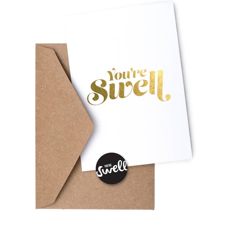 Swell Made Co. - Wholesale Everyday Greeting Card - All Is Swell Card1