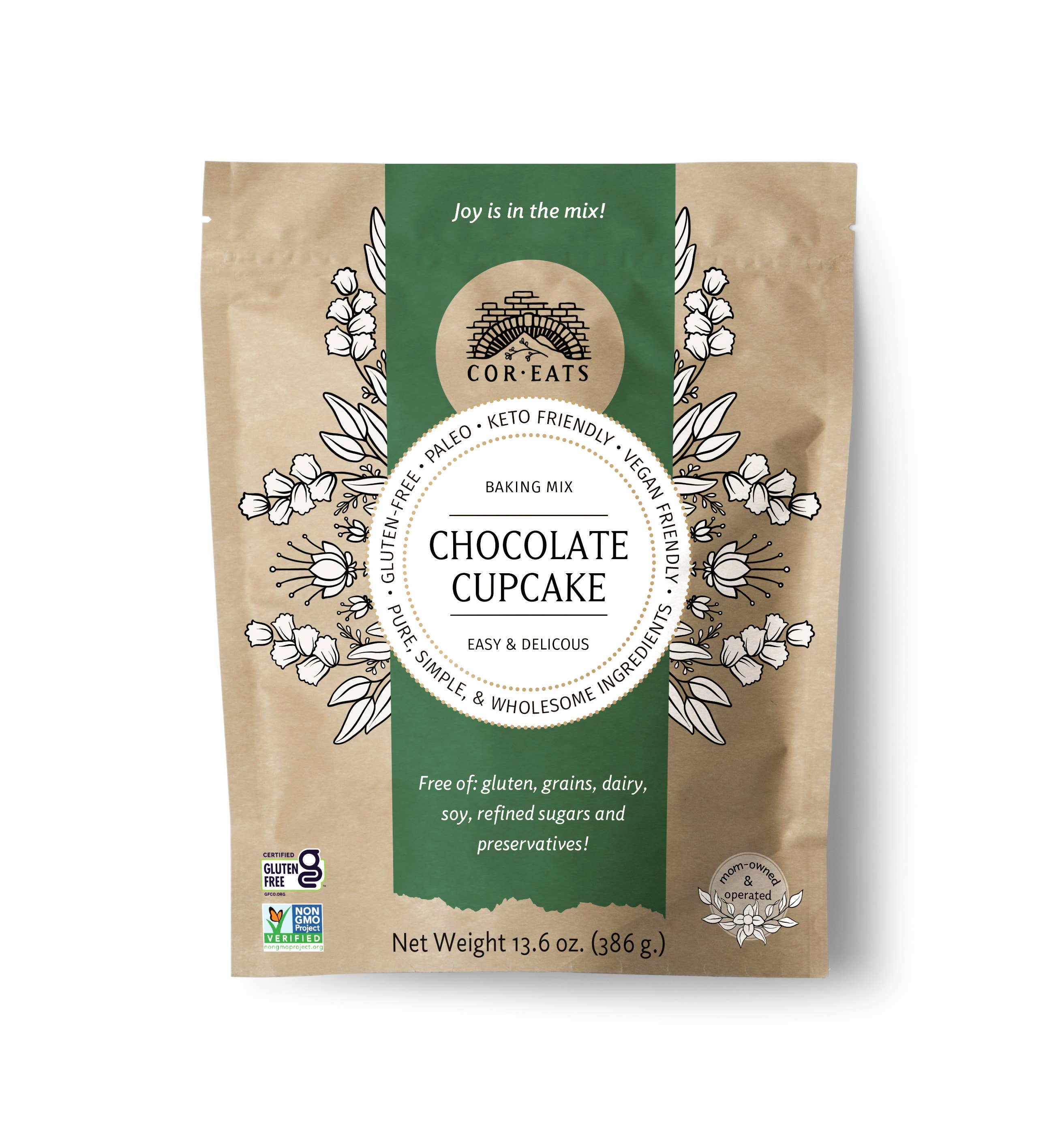 CorEats Mixes, Inc. - Wholesale Cake Mix - Chocolate Cupcake Mix