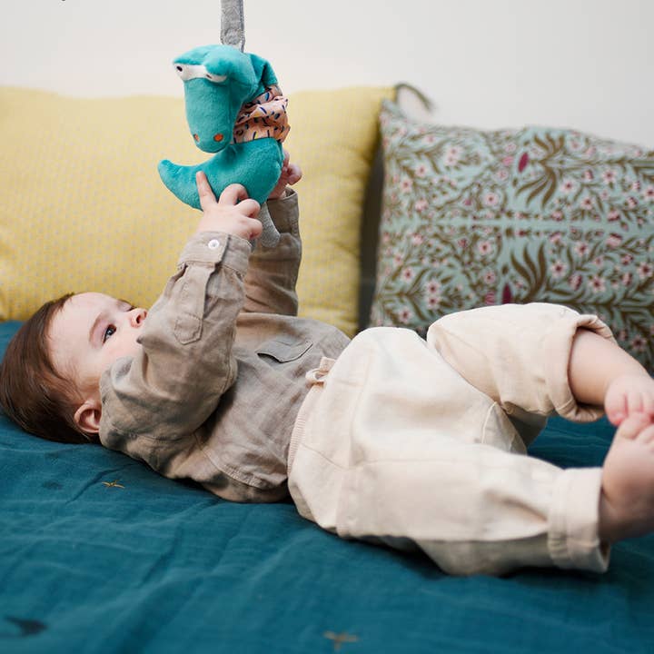 Ebulobo - Wholesale Handheld Rattle - Baby - Croco vibrator