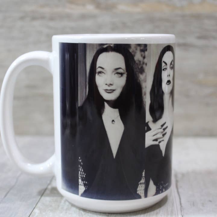Raven Design – wholesale Coffee mug – The first ladies of Goth 15oz Ceramic Coffee Mug