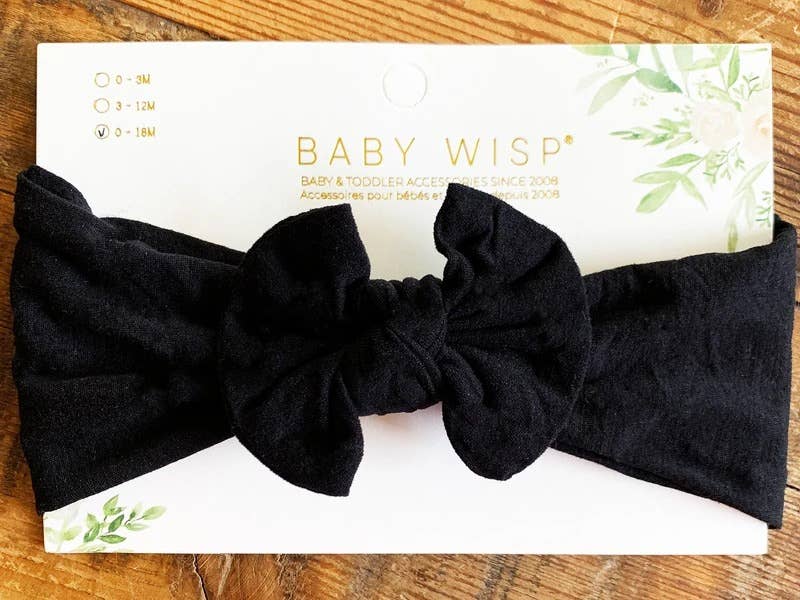 Baby Wisp - Vente Bandeau – bébé - Bandeau en nylon noué au centre pour bébé fille5
