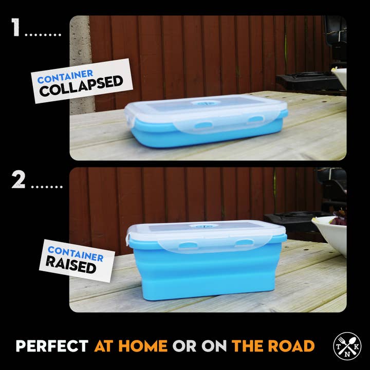 The Nomads Kitchen - Wholesale Food storage container - Collapsible Containers - Foldable Tupperware3