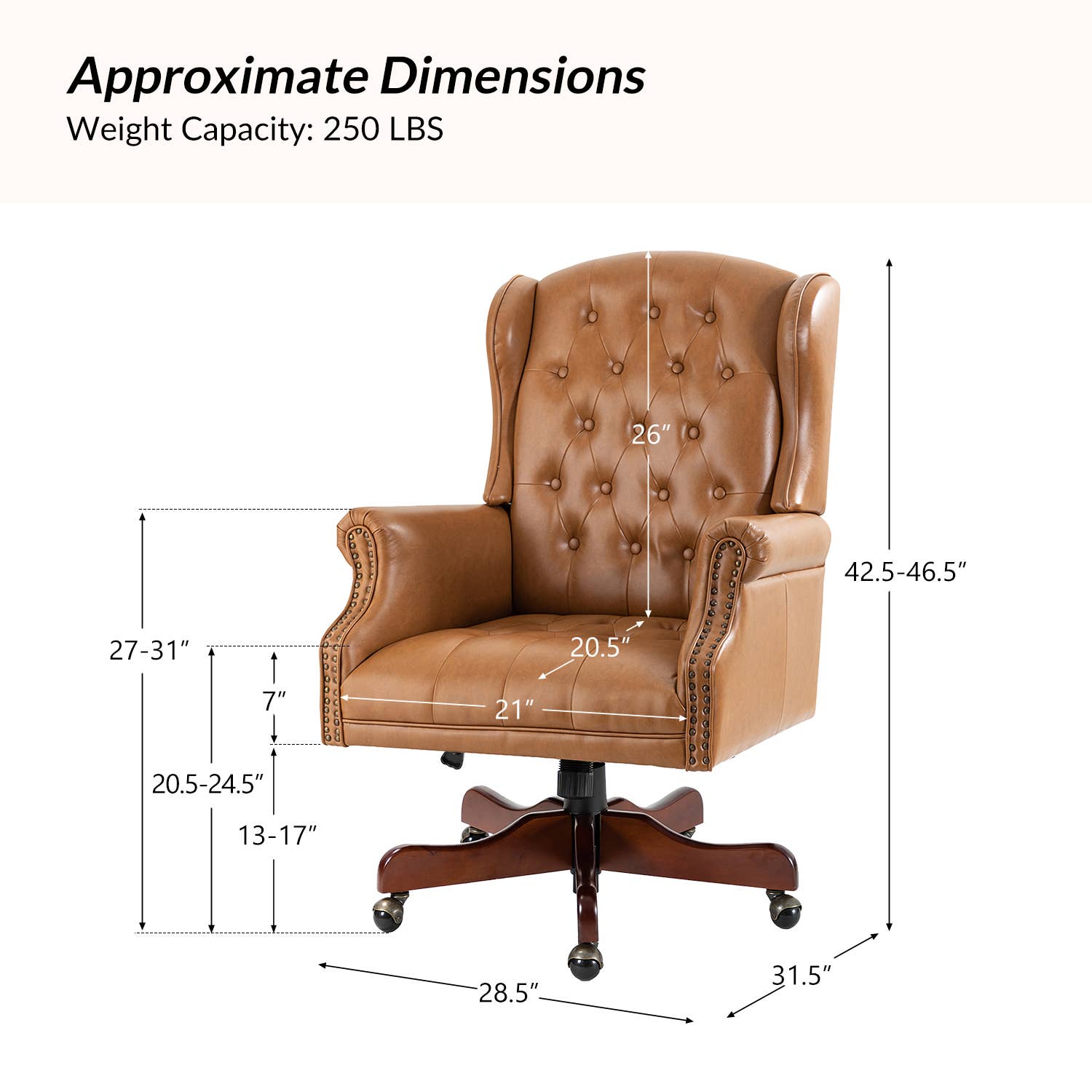 Karat Home - Wholesale Chair - Amadeo Executive Chair1