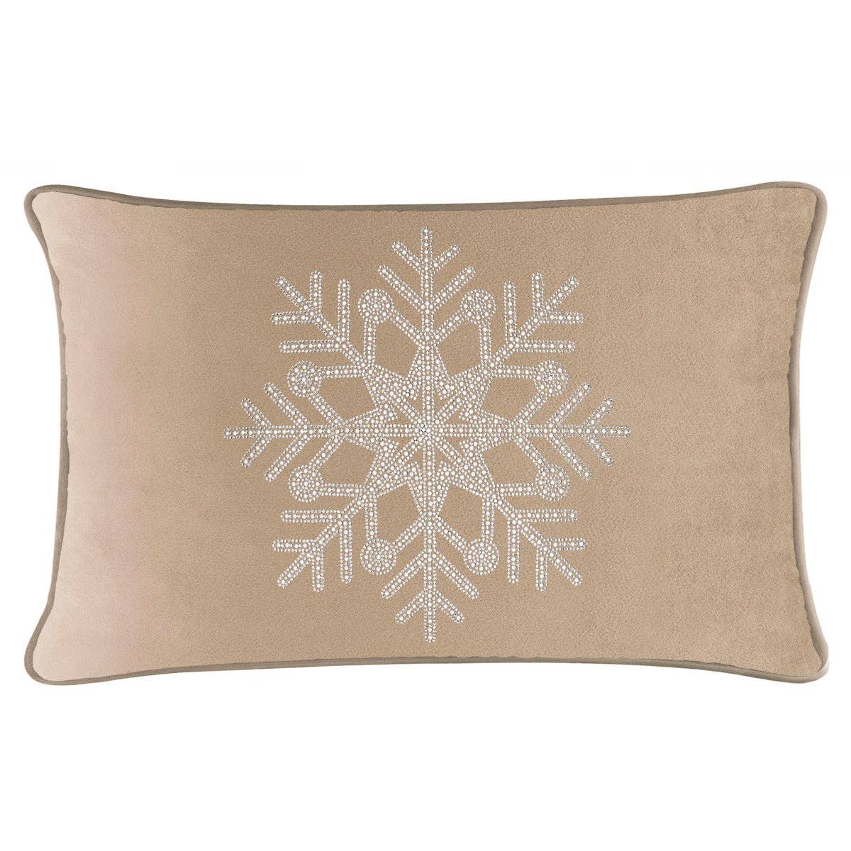 Sparkles Home - Wholesale Throw/Decorative Pillow - Rhinestone Snowflake Pillow5