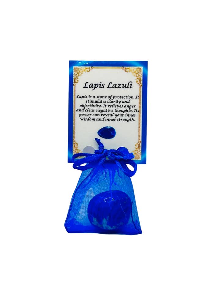 Pocket Crystal Lapis  for wholesale by VPS Stones Inc.