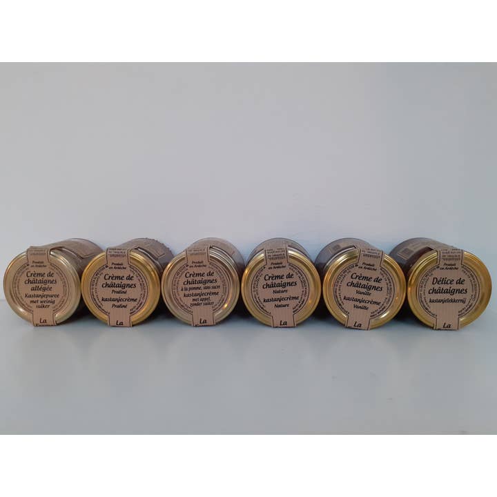 La Ferme De Manu et Maia - Wholesale Jam/Jelly - Organic vanilla chestnut cream 240g, organic chestnut cream2