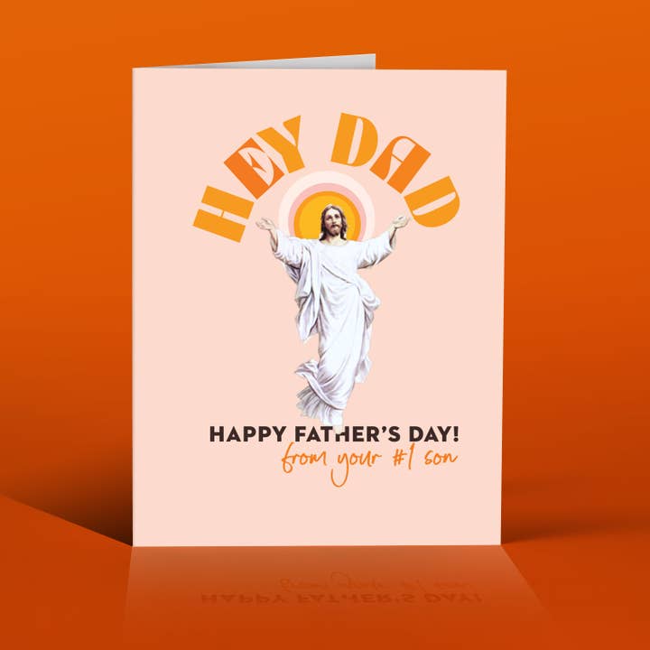 #! SON! jesus father's day card for wholesale by offensivedelightful