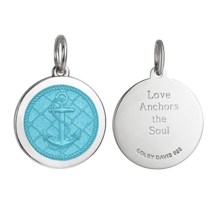Colby Davis Pendant: Medium Anchor - Sterling Silver for wholesale by Colby Davis of Boston