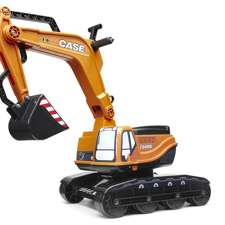 Excavatrice sur chenilles Falk Case CE avec siège ouvrant, Ride-on +3Y pour la vente par American Hobbies & Merchandising