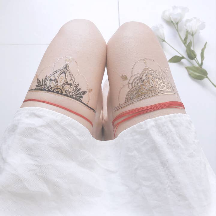 PAPERSELF - Wholesale Tijdelijke tattoo - Henna Black tijdelijke Tattoos Stickers