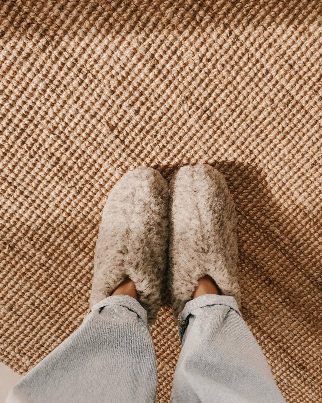 The Cozy Sheep - Wholesale Slides - Women's - Wool slippers — Light grey (Low model)5