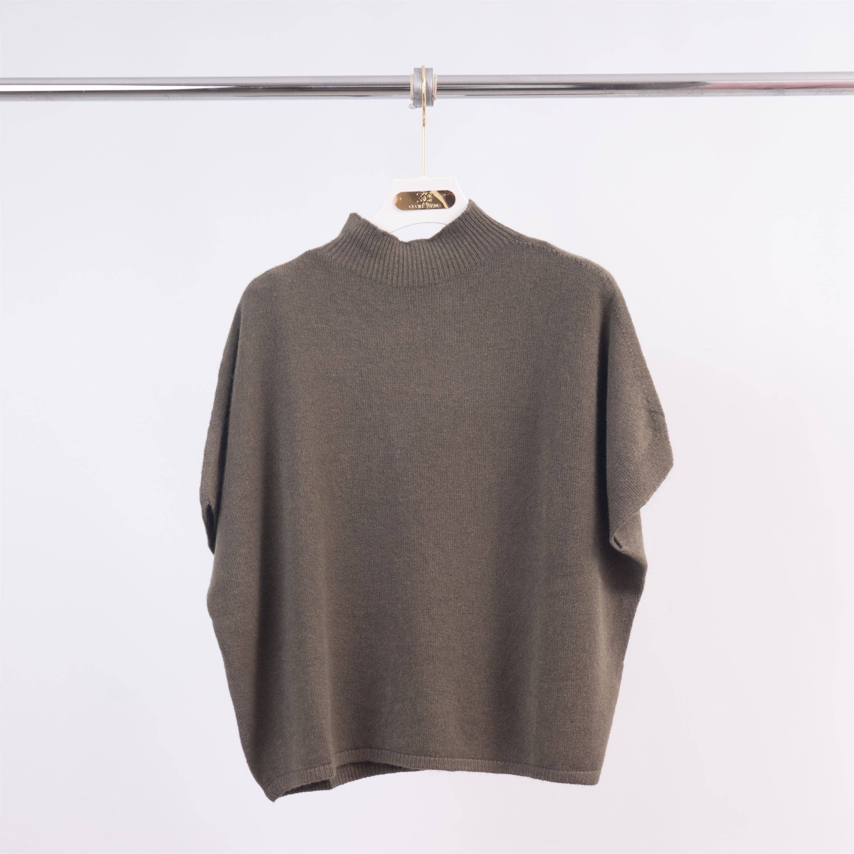 Cecile Wang - Wholesale Knit Sweater - Women's - Sleeveless high-neck top YF570331