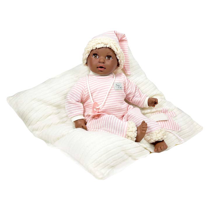 ALEX DREAMER DOLL PINK DARK SKIN for wholesale by Nines Artesanals d'Onil Dolls