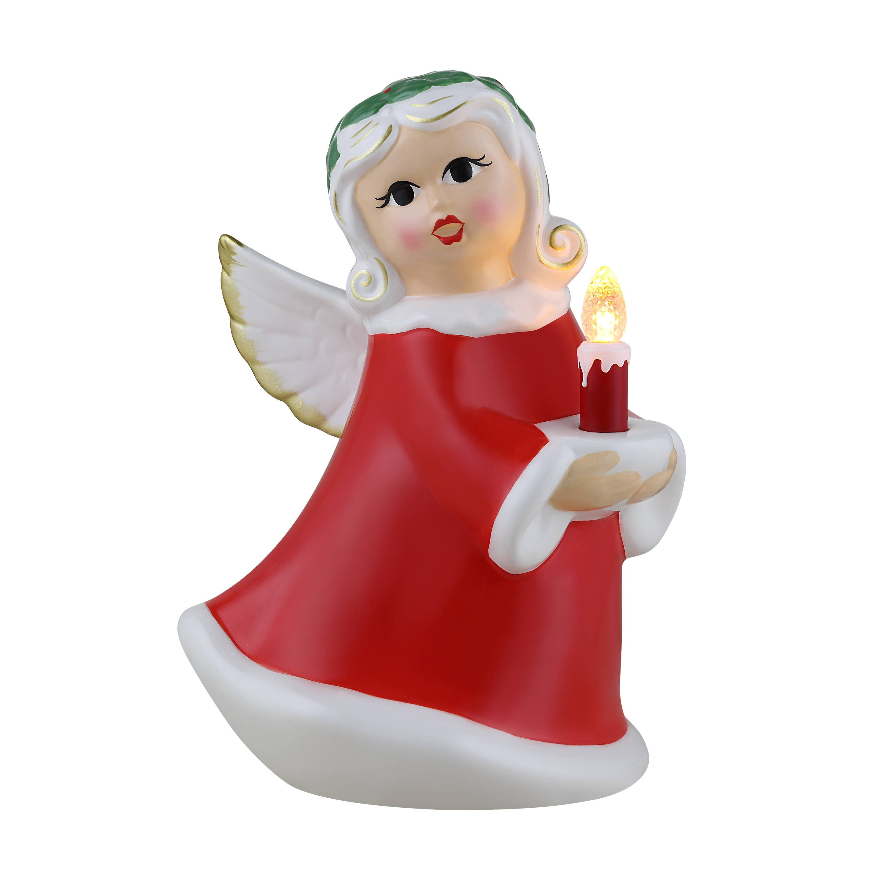 Mr. Christmas - Wholesale Christmas Decoration - 9" Nostalgic Ceramic Figure - White Angel0