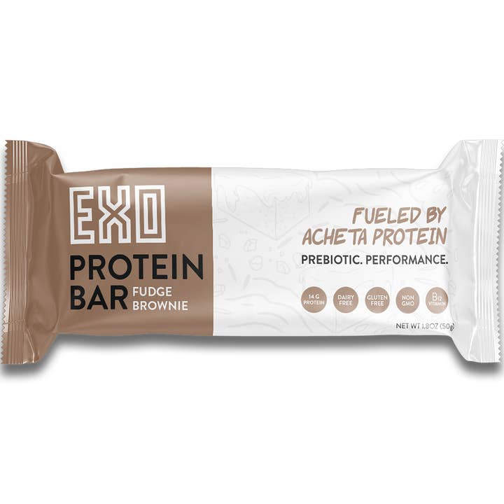 Hoppy Planet Foods, LLC - Wholesale Snack Bar - EXO Fudge Brownie Prebiotic Protein Bar