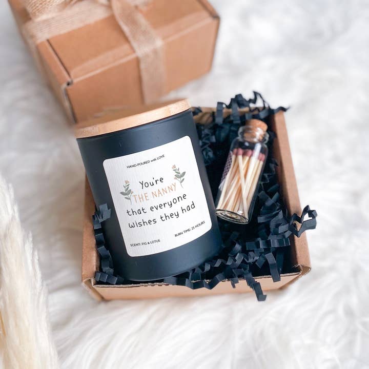 Happy Inky - Wholesale Jar/Filled Candle - You are the grandma that everyone wishes they had candle