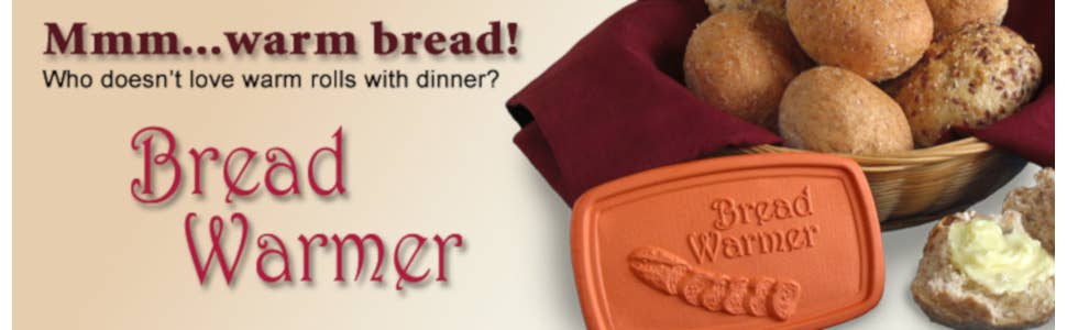 JBK Pottery - Wholesale Bread Pan - Bread Warmer - Baguette Design - 3 X 5 Inch Terra Cotta3