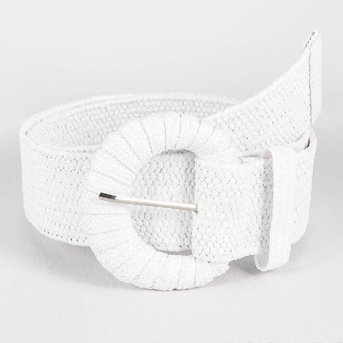 ACCITY - Wholesale Belt - Women's - RETRO ELASTIC BELT WITH BRAIDED BUCKLE_CWABE04403