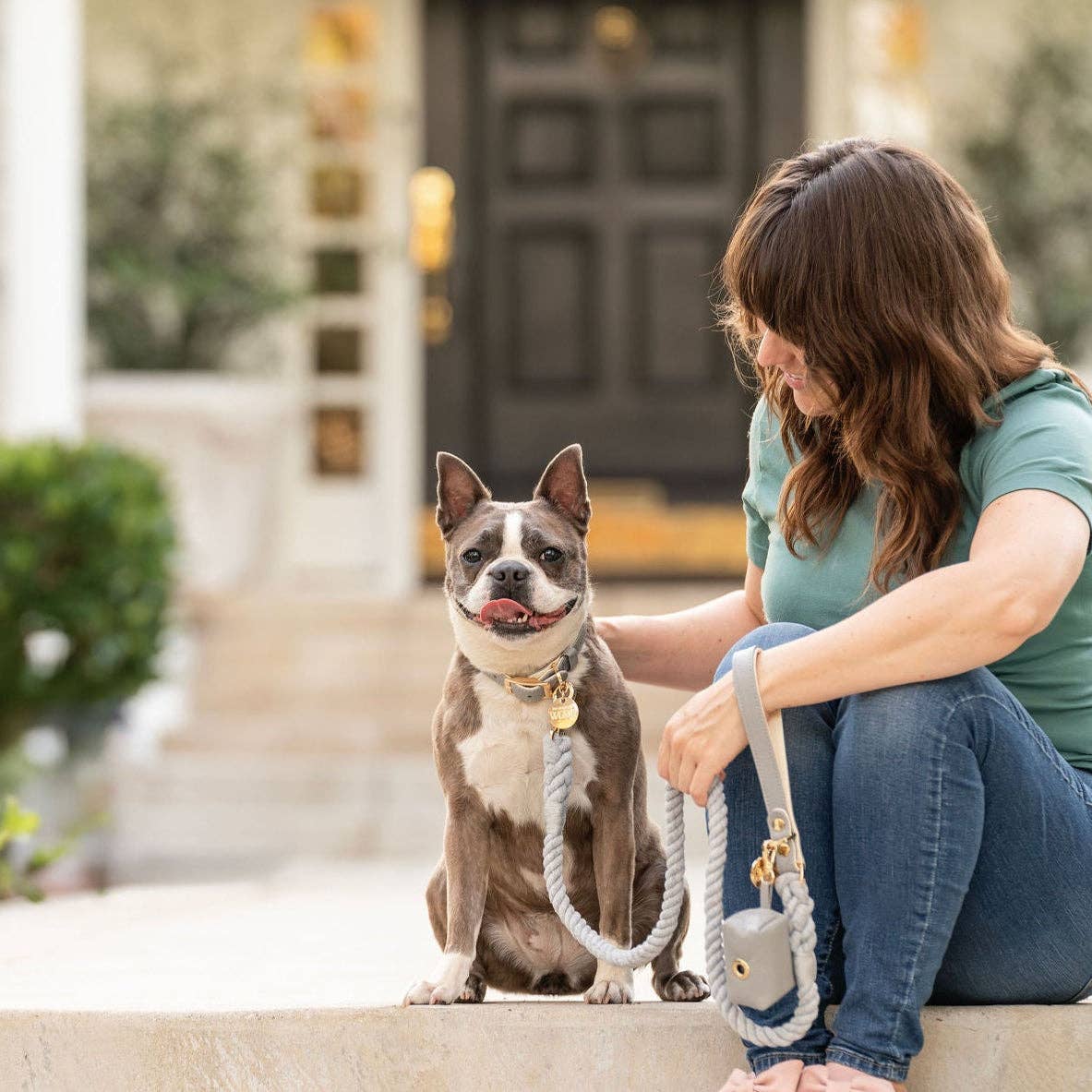 Neighborwoof - Wholesale Pet Leash - Dog - Ash Grey Rope Leash1