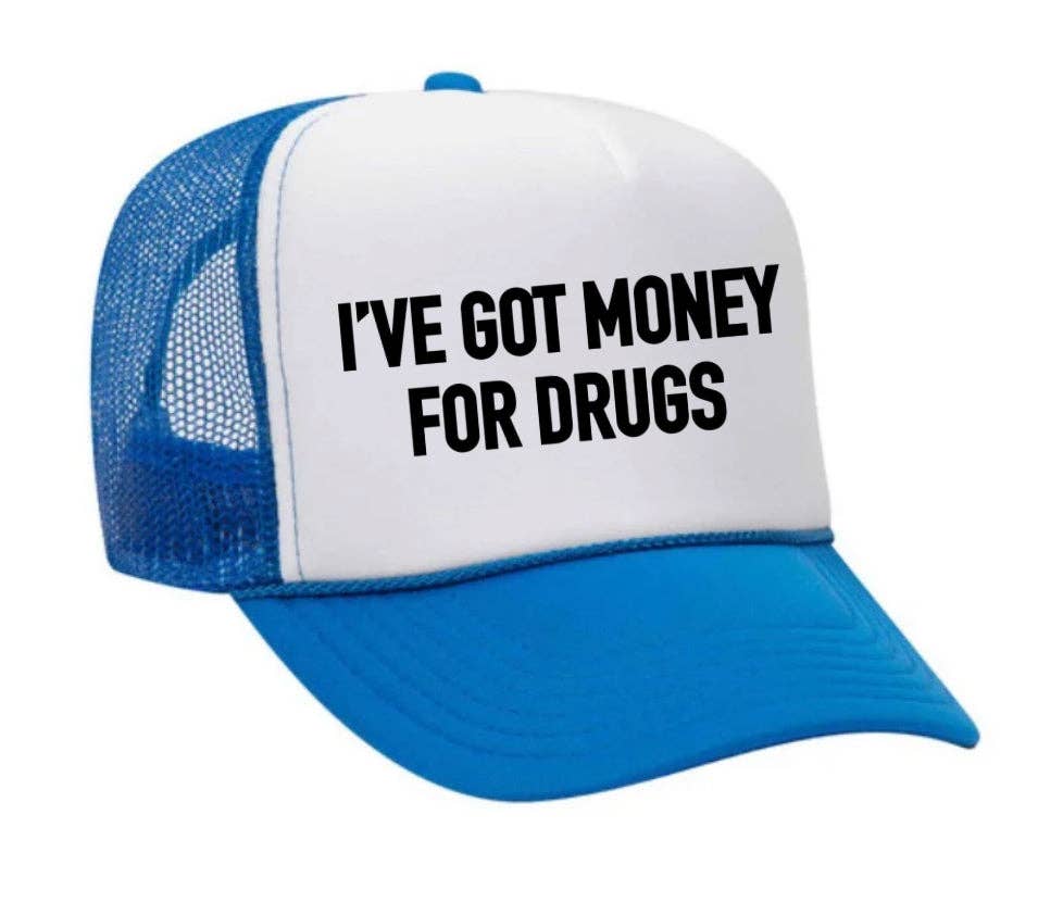 Inappropriate Trucker Hats – Großhandel Trucker-Cap – Unisex – Ich habe Geld für Drugs Trucker Hat21