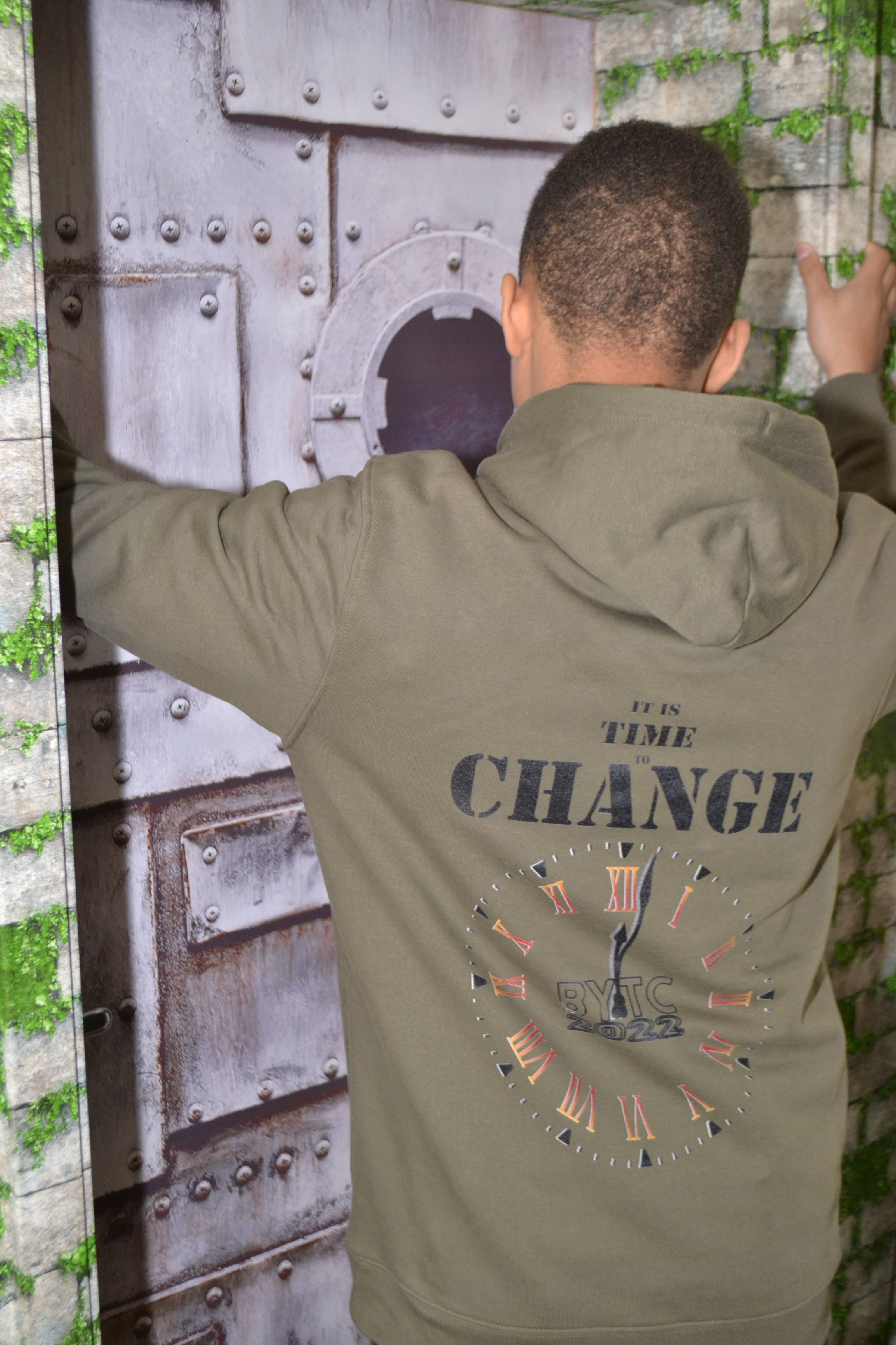 BYTC2022 - Wholesale Hoodie - Unisex - past twelfe clock, unisex hoodie khaki4