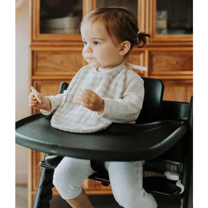 Manufacture des bébés français - Wholesale Bib - Baby - Gingham pebble bib2