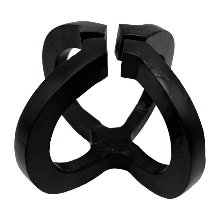 2626 Designs - Wholesale Sculpture - 8" Wide Aluminum Modern Decorative Art Object Sculpture