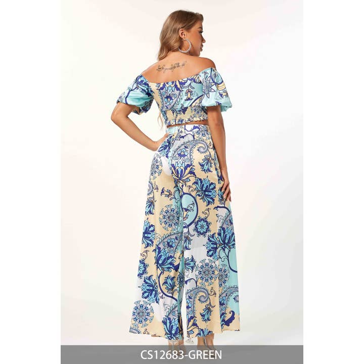 Completo con Top e Pantaloni per la vendita all'ingrosso da parte di Chicways