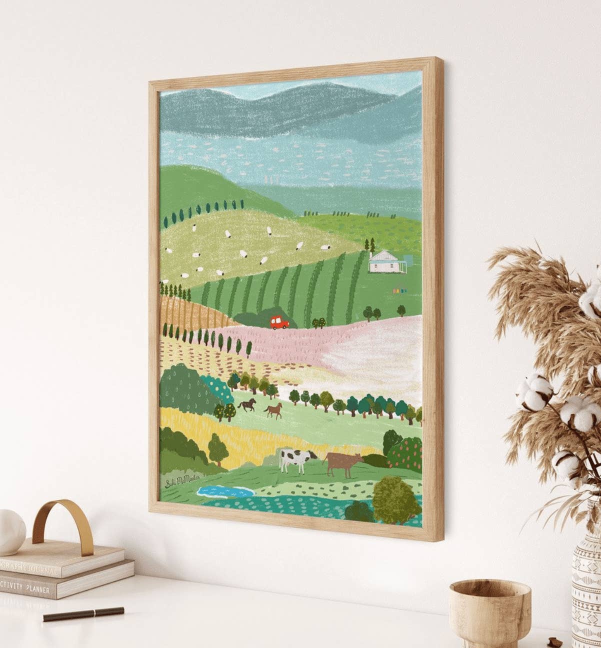Suki McMaster - Wholesale Art print - Australian Landscape Wall Art Print - Country by Suki McMaster