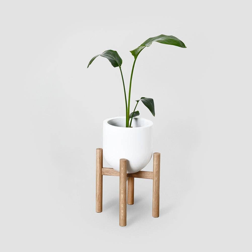 Mood - Wholesale Plant pot stand - Wooden Plant Stand - Solid Oak
