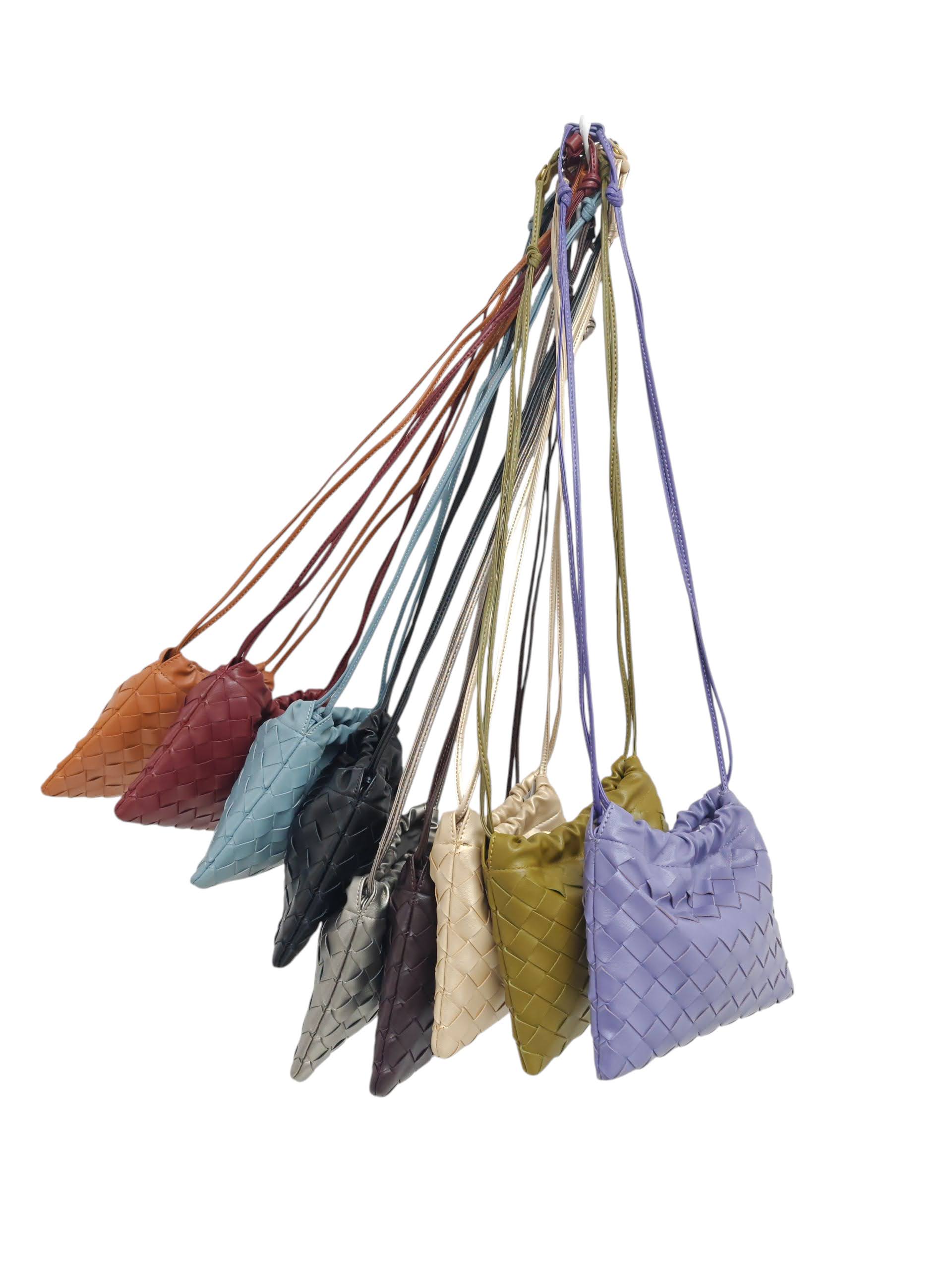 Superbia – wholesale Crossbody bag – Women's – Handmade Woven Premium Pu Mobile Bag Essential BagB21835