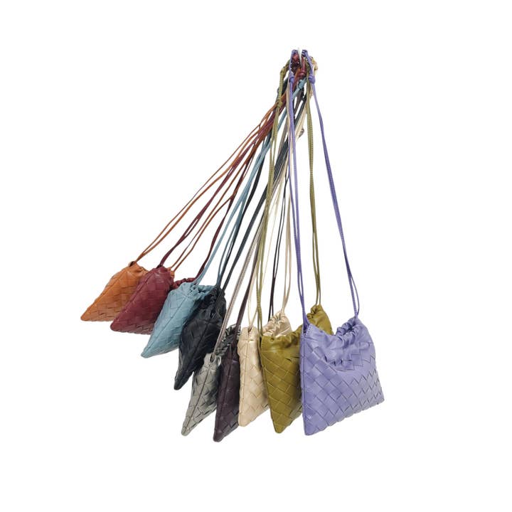 Superbia – wholesale Crossbody bag – Women's – Handmade Woven Premium Pu Mobile Bag Essential BagB21835