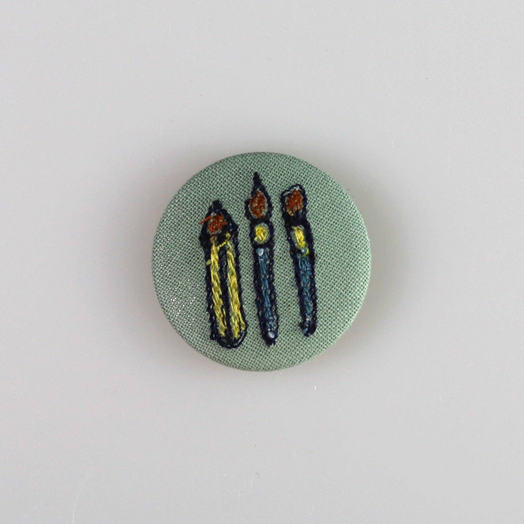 Poppy Treffry – wholesale Patch – Art tools pretty badge1