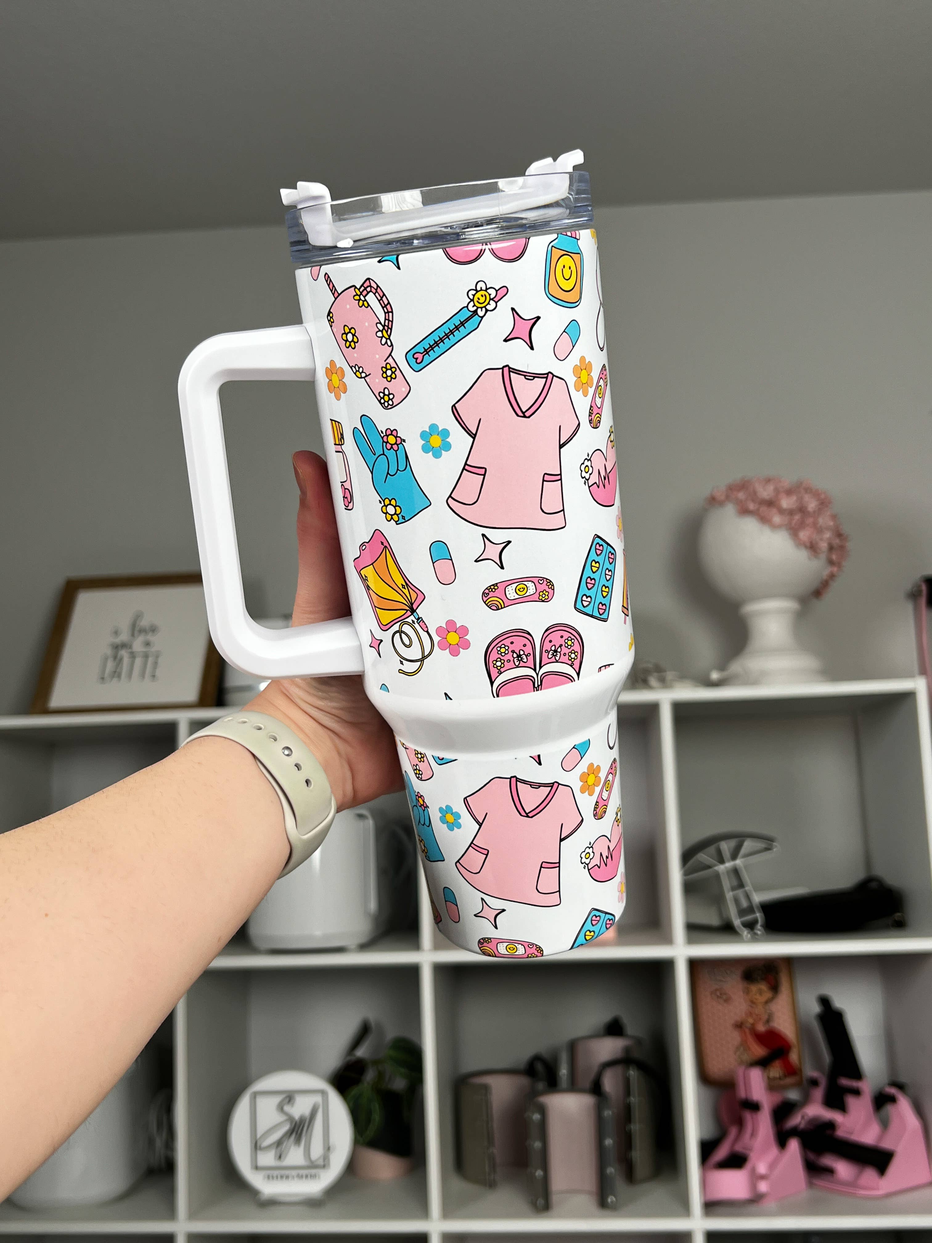 Selena Marie LLC - Vendita all'ingrosso Bicchiere/tazza termica - Bicchiere Termico da 40oz per Infermieri2