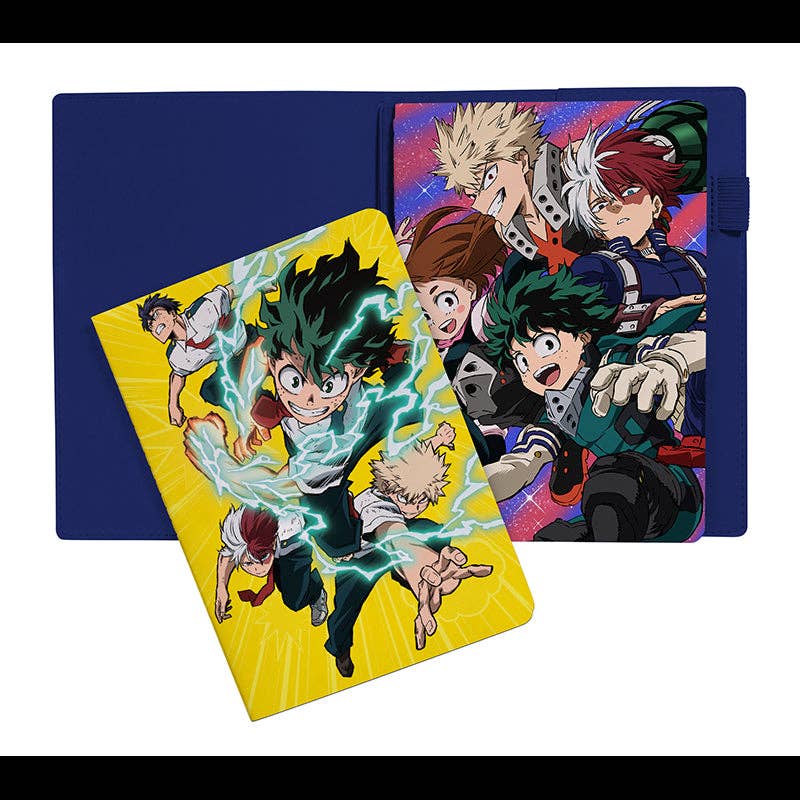Insight Editions - #1 Pop Culture Publisher - Wholesale Notebook - My Hero Academia: Class 1-A Traveler's Notebook Set1