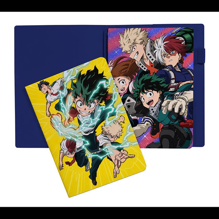 Insight Editions - #1 Pop Culture Publisher - Wholesale Notebook - My Hero Academia: Class 1-A Traveler's Notebook Set1