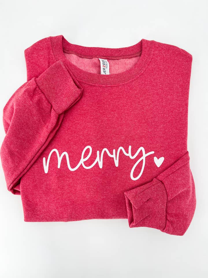 Vrolijke Sweatshirt (Script) voor wholesale door Hand Made Alabama