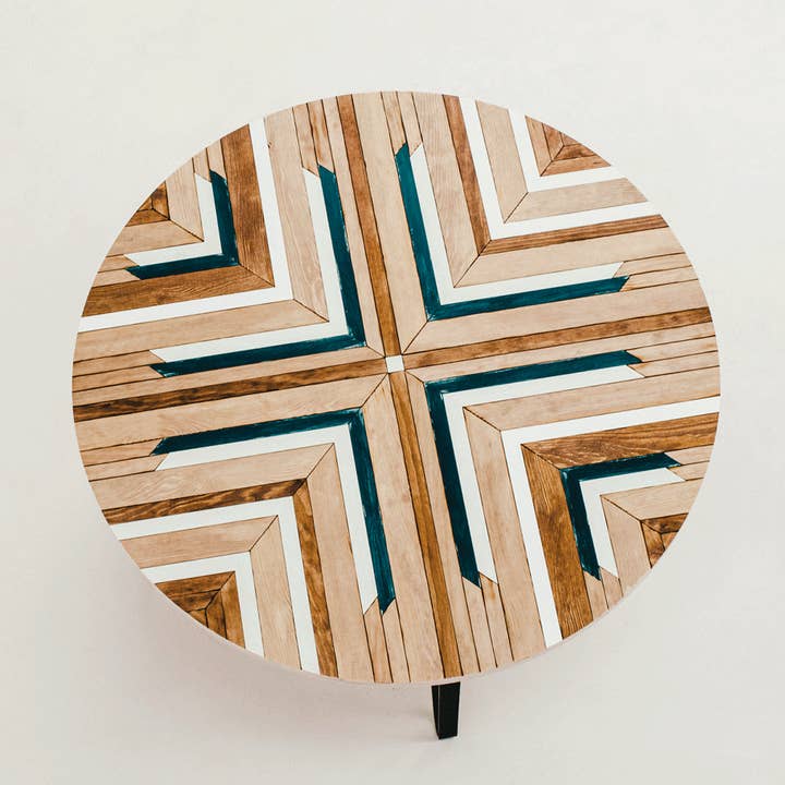 Tavolo da pranzo circolare Oasis per la vendita all'ingrosso da parte di Woodabu