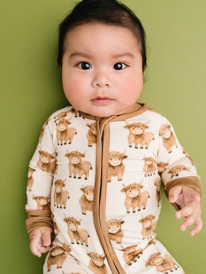 Little One Shop - Wholesale Sleepsuit - Baby - Mini Highland Bamboo Sleeper4
