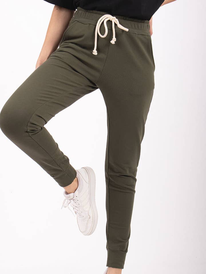 StockNow Unipessoal - Wholesale Lounge Sweatpants/Joggers - Women's - Joggers Basic-W Khaki1