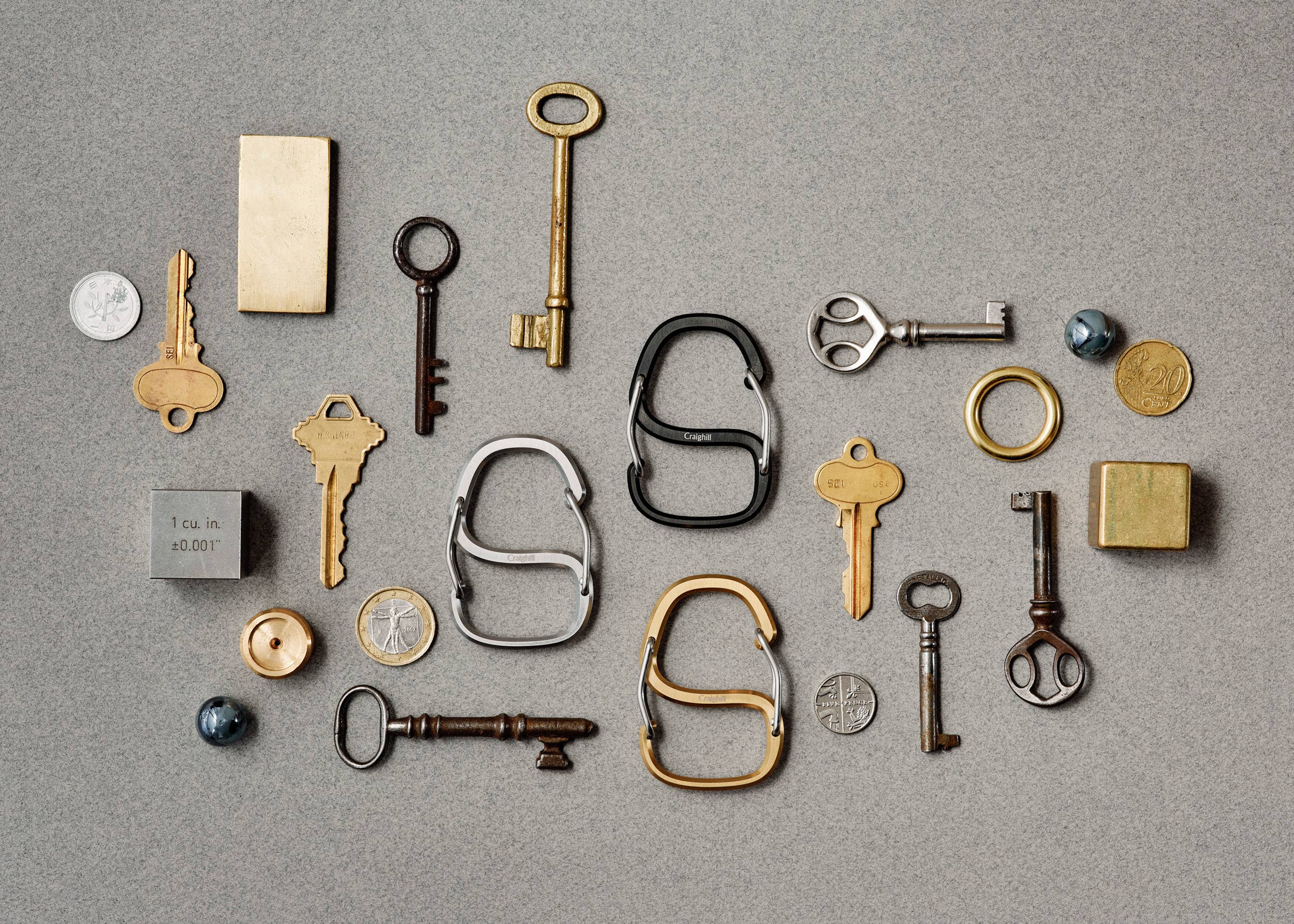 Craighill - Vendita all'ingrosso Portachiavi - Unisex - Coachwhip moschettone in acciaio inossidabile4