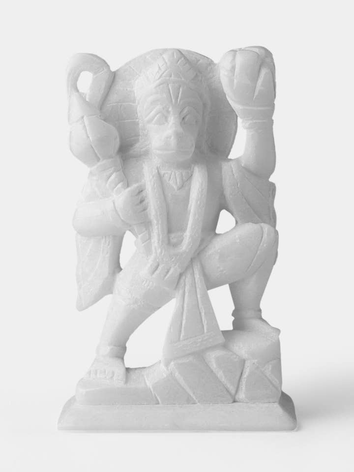 Statue de Hanuman en marbre pour la vente par Marble Lotus Original