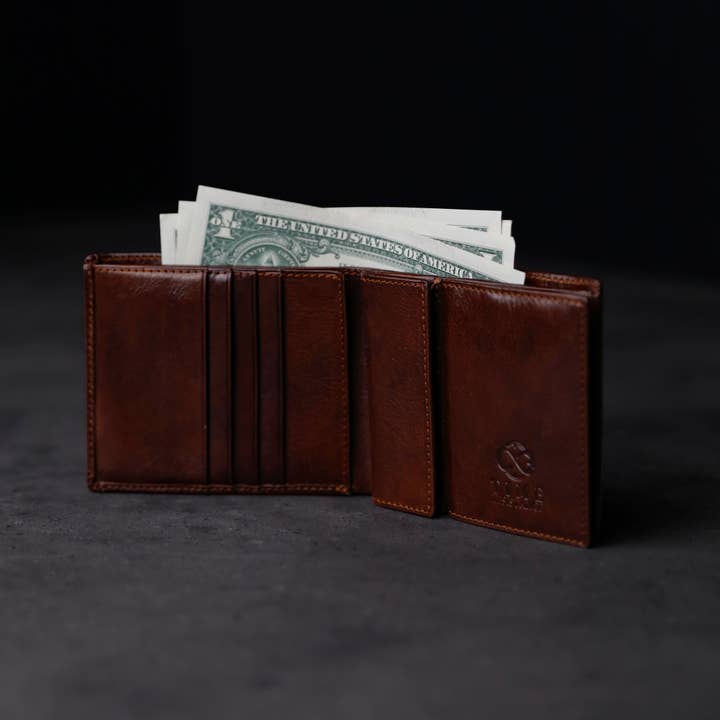 Time Resistance - Wholesale Wallet - Men's - Leather Bifold Wallet - Daniel