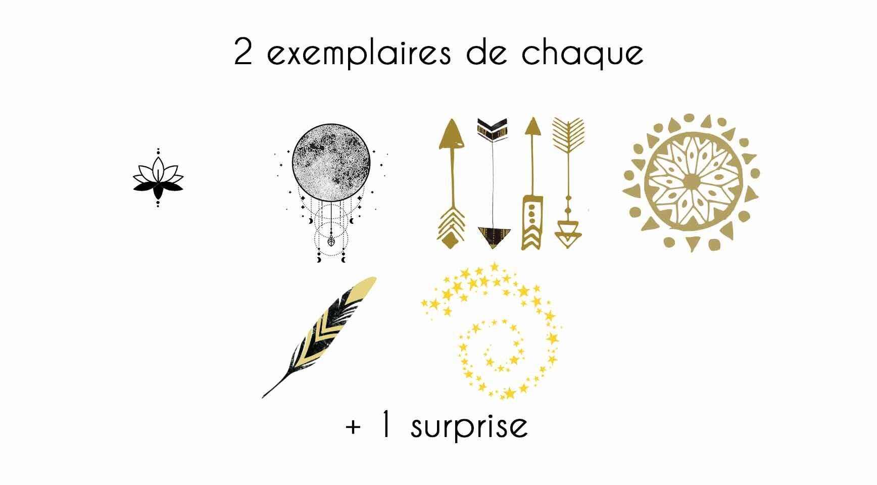 Sioou – Engroshandel Midlertidig tatovering – Festival tattoo-box1