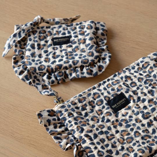 Love Explorers - Wholesale Coin Purse - Women's - Flat pouch S - beige leopard5