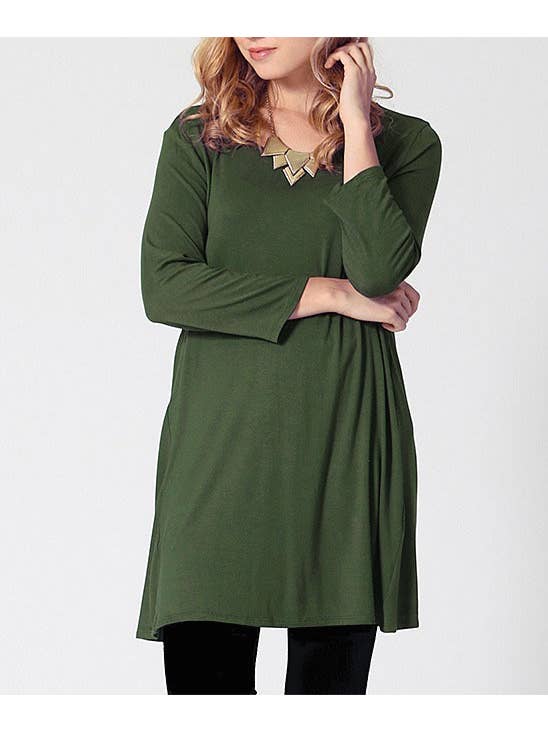 42POPS - Wholesale Tunic - Women's - 3/4 Sleeve Loose fit Tunic7