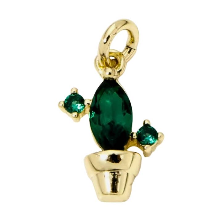 Coco Luna Collection - Vendita all'ingrosso Ciondolo/pendente - Cactus Diamante Verde | Ciondoli0