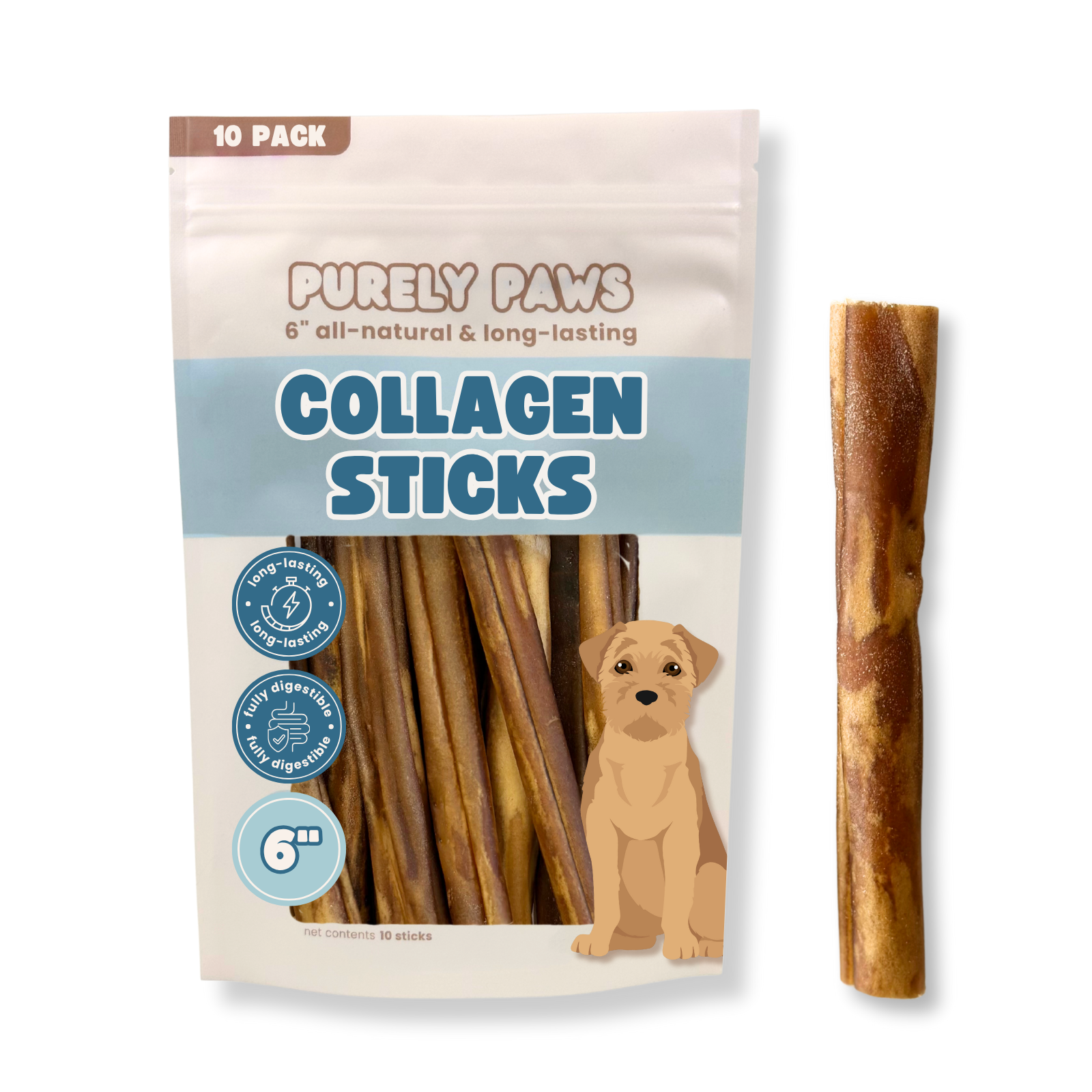 Purely Paws - Vente Friandises – chien - Friandises à mâcher pour chiens en collagène de bœuf naturel7