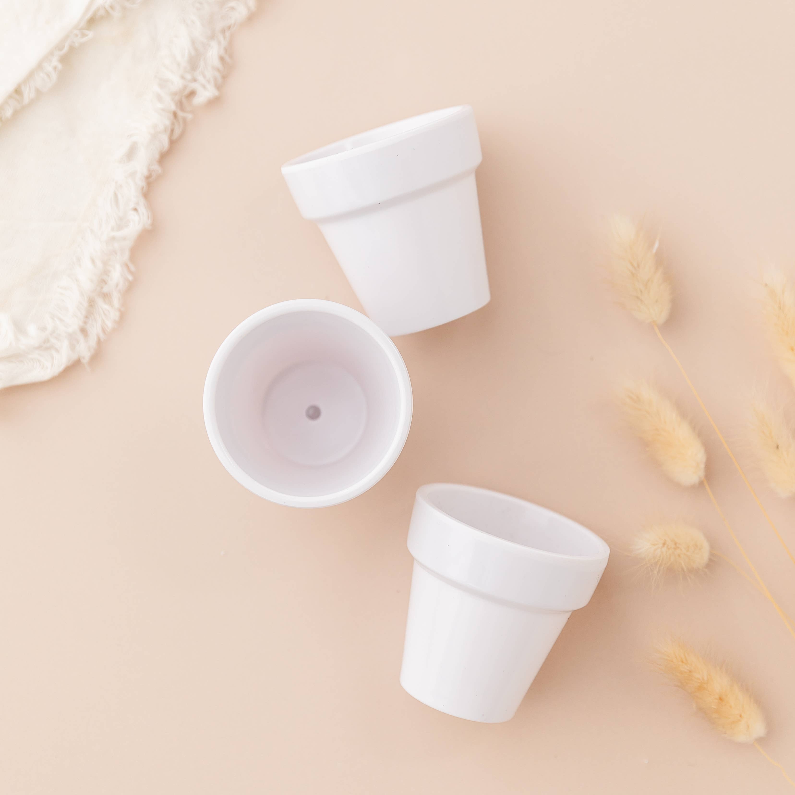 Succulent Kreations - Wholesale Plant Pot - White Pot for 2-2.5" plant0